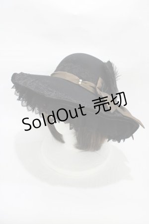 画像: Hoshibako Works / 東方Project x HoshibakoWorks 古明地こいし 「サブタレイニアンローズ」ハット  ブラック H-25-12-24-002-LO-AC-NS-ZH