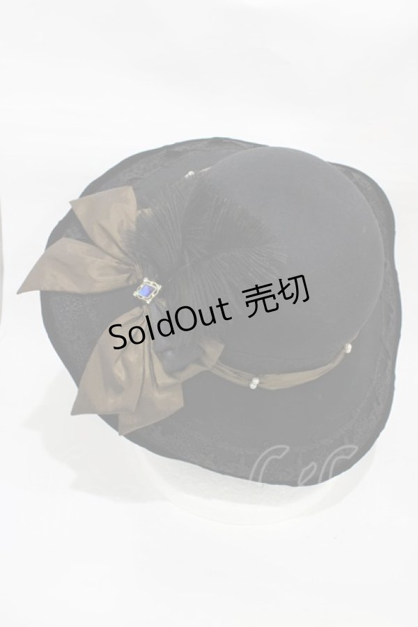 画像2: Hoshibako Works / 東方Project x HoshibakoWorks 古明地こいし 「サブタレイニアンローズ」ハット  ブラック H-25-12-24-002-LO-AC-NS-ZH (2)