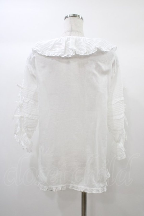 画像2: Angelic Pretty / ふわふわピンタックブラウス Free シロ H-25-12-24-019-AP-BL-NS-ZH (2)