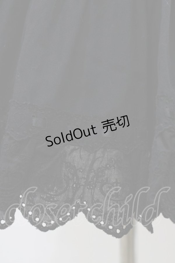 画像5: metamorphose / 王冠レースサスペンダースカート Free ブラック H-25-12-24-021-ME-SK-NS-ZH (5)