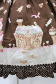 画像5: Angelic Pretty / お菓子の国シャーリングジャンパースカート Free ブラウン H-25-12-24-022-AP-OP-NS-ZH (5)