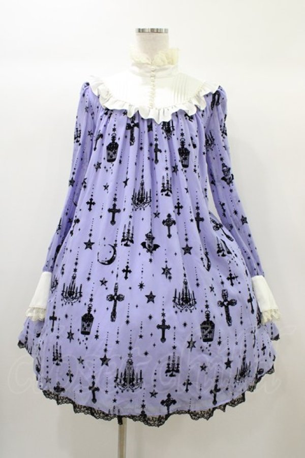 画像1: Angelic Pretty / Holy Lanternワンピース Free ラベンダー H-25-12-24-023-AP-OP-NS-ZH (1)