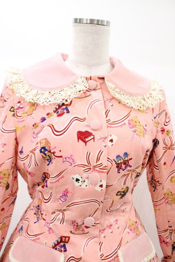 画像4: metamorphose / TOY BOXコートワンピース Free ピンク H-25-12-24-024-ME-CO-NS-ZH (4)