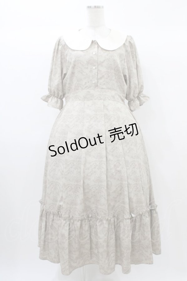 画像1: m petit by misako / NINA’Sコラボトワルドジュイワンピース L ベージュ H-25-12-24-026-LO-OP-NS-ZH (1)