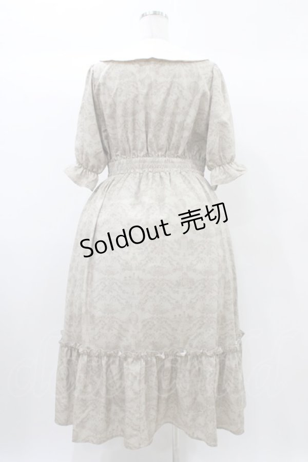 画像2: m petit by misako / NINA’Sコラボトワルドジュイワンピース L ベージュ H-25-12-24-026-LO-OP-NS-ZH (2)