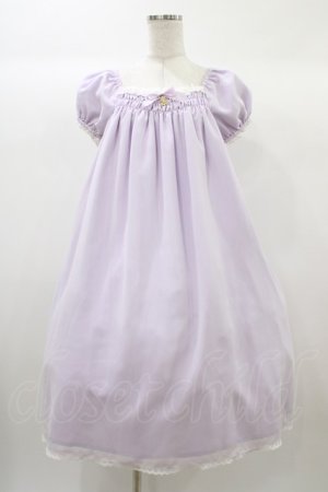 画像: ALICE and the PIRATES / Nighty nightミニ袖ジャンパースカート Free ラベンダー H-25-12-24-029-PA-OP-NS-ZH