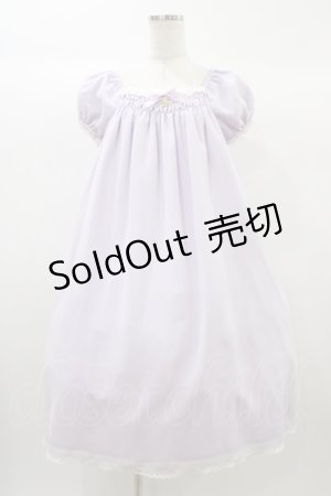 画像: ALICE and the PIRATES / Nighty nightミニ袖ジャンパースカート Free ラベンダー H-25-12-24-029-PA-OP-NS-ZH