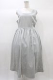 画像1: DearMyLoveRose / バックリボンドレスロングジャンスカ LL グレー H-25-12-25-038-EL-OP-NS-ZH (1)