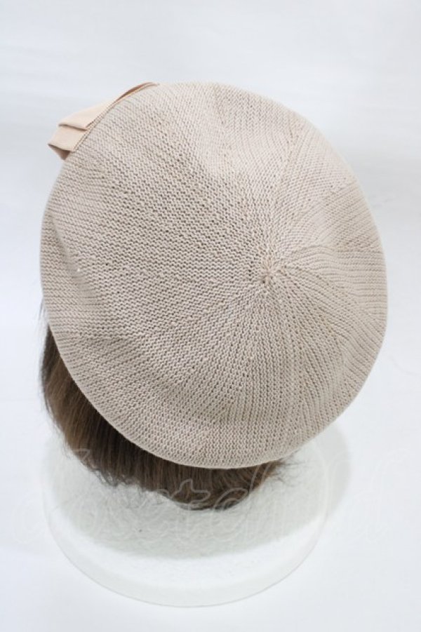 画像2: m petit by misako / AMリボンサーモベレー  ベージュ H-25-12-25-005-LO-AC-NS-ZH (2)