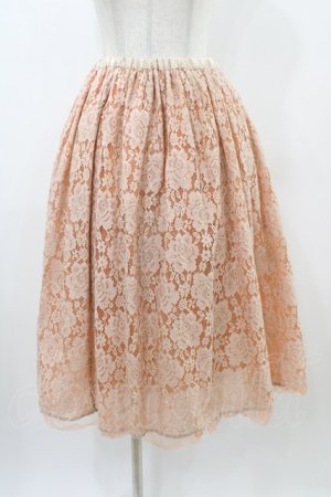 画像: franche lippee black / レーシーリバーチュールリバースカート Free ピンク H-25-12-25-047-LO-SK-NS-ZH