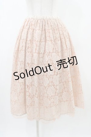 画像: franche lippee black / レーシーリバーチュールリバースカート Free ピンク H-25-12-25-047-LO-SK-NS-ZH