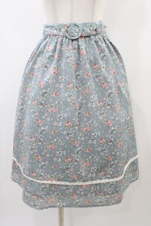 画像: Fi.n.t / レース使い小花柄ギャザースカート Free SAX H-25-12-25-048-CA-SK-NS-ZH