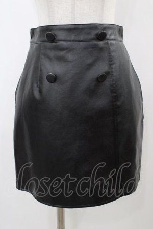 画像: EATME / ラップライクミニスカート M ブラック H-25-12-25-051-LO-SK-NS-ZH