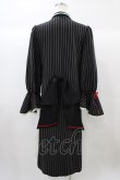 画像2: Favorite / ストライプシャツワンピース M ブラック H-25-12-25-053-LO-OP-NS-ZH (2)