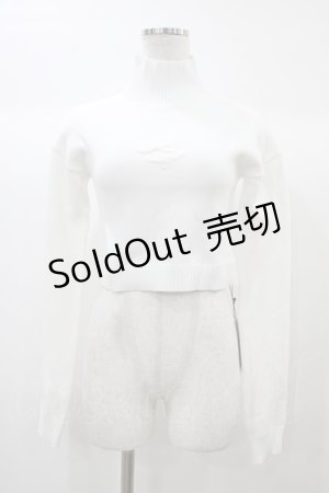 画像: Melt the lady / ハイネックニット Free オフ H-25-12-25-054-PU-TO-NS-ZH