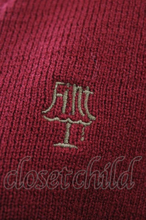 画像3: Fi.n.t / Vネックミドル丈カーディガン Free レッド H-25-12-25-058-CA-TO-NS-ZH (3)