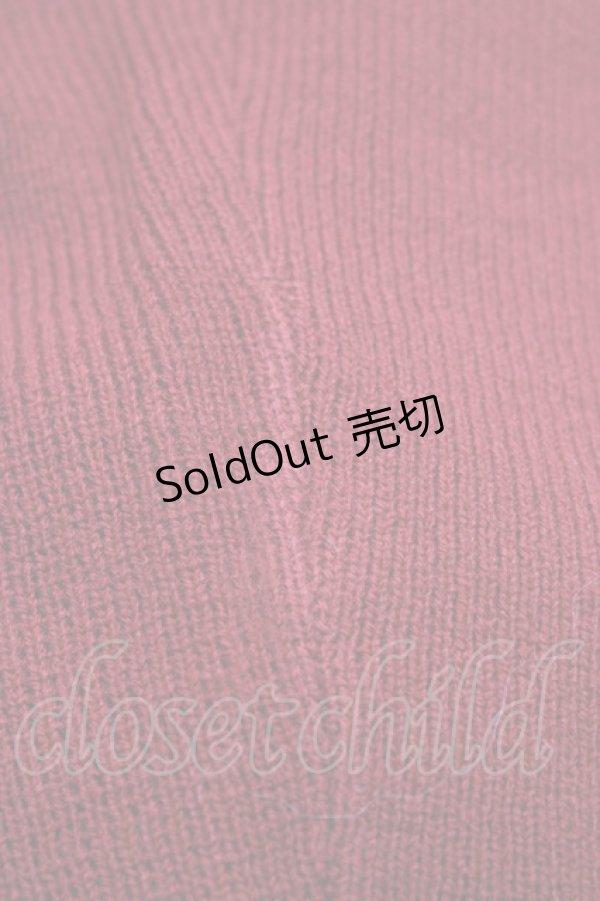 画像4: Fi.n.t / Vネックミドル丈カーディガン Free レッド H-25-12-25-058-CA-TO-NS-ZH (4)