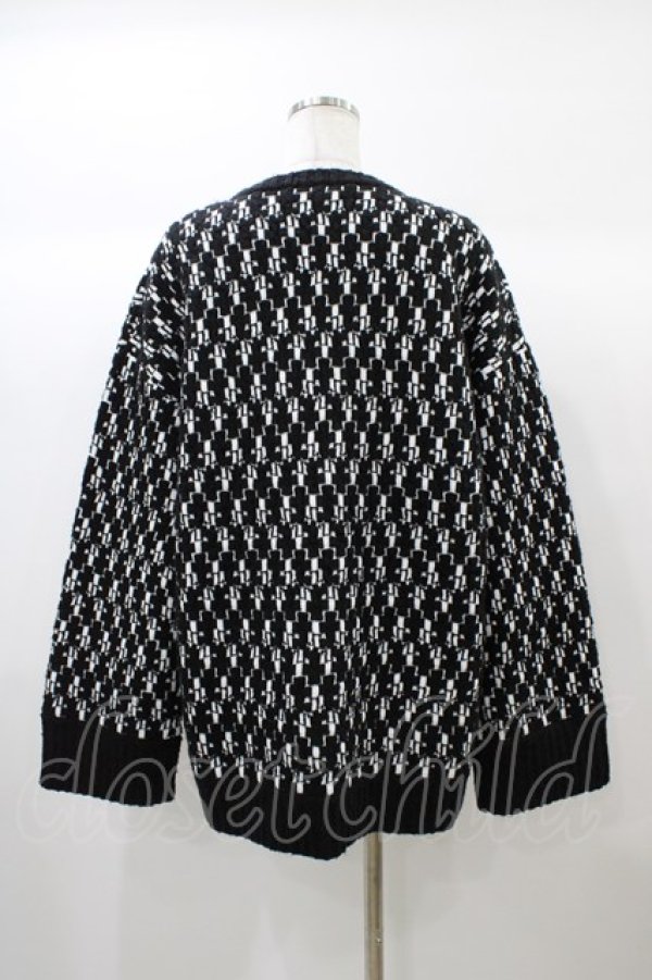 画像2: Melt the lady / ロングニット Free ブラック H-25-12-25-059-PU-TO-NS-ZH (2)