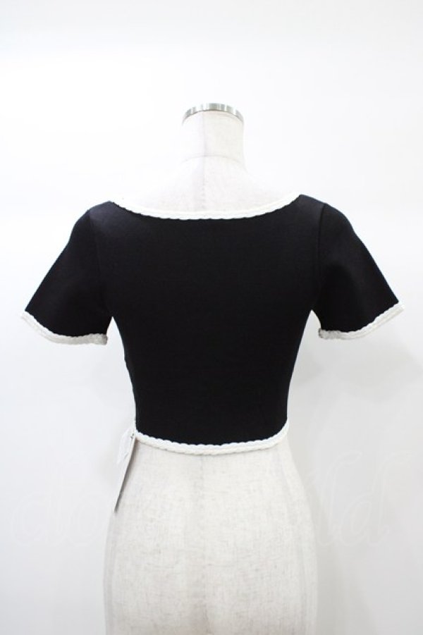 画像2: Melt the lady / クロップドトップス Free ブラック H-25-12-25-060-PU-TO-NS-ZH (2)