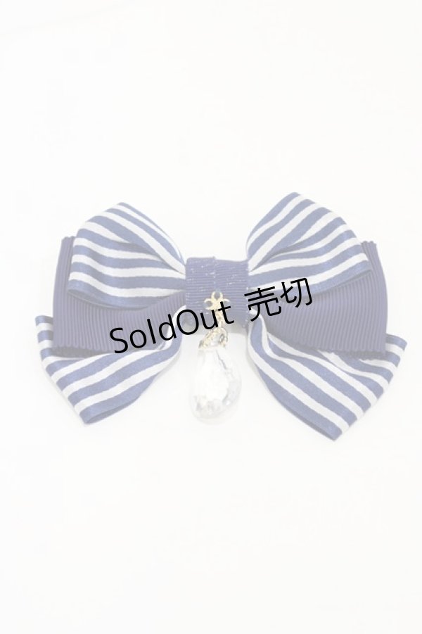 画像1: Enchantlic Enchantilly / ストライプブローチ  ブルー H-25-12-25-009-LO-ZA-YZ-ZH (1)