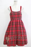 画像1: Shirley Temple / タータンジャンパースカート  ピンク H-25-12-25-1003-ET-OP-KB-ZH (1)
