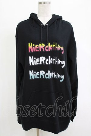 画像: NieR Clothing / ロゴプルパーカー 2XL 黒 H-25-12-25-1030-PU-TO-KB-ZH