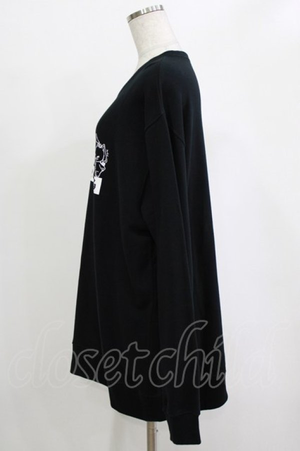 画像2: NieR Clothing / プリントSWEAT  2XL 黒 H-25-12-25-1032-PU-TO-KB-ZH (2)