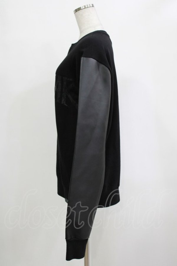 画像2: KILL STAR / レザースリーブトップス S ブラック H-25-12-25-1033-SL-TO-KB-ZH (2)