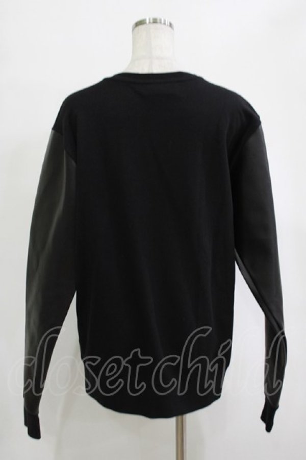 画像3: KILL STAR / レザースリーブトップス S ブラック H-25-12-25-1033-SL-TO-KB-ZH (3)