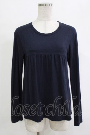 画像: Jane Marple Dans Le Salon / 切替カットソー M ネイビー H-25-12-25-1034-JM-TO-KB-ZH