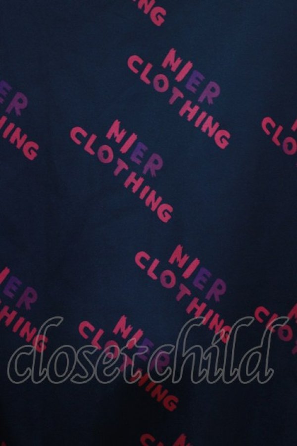 画像4: NieR Clothing / 総柄ZIPパーカー  黒×ピンク H-25-12-25-1035-PU-TO-KB-ZH (4)