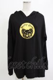画像1: meltyglow / プリントプルパーカー  黒 H-25-12-25-1040-PU-TO-KB-ZH (1)