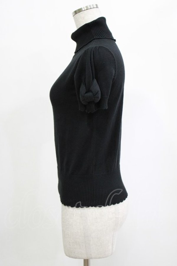 画像2: Emily Temple cute / リボンパフニット  ブラック H-25-12-25-1041-ET-TO-KB-ZH (2)