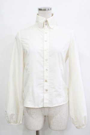 画像: pays des fees  / Balloon shirt  アイボリー H-25-12-25-1044-PU-BL-KB-ZH