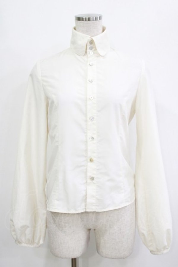 画像1: pays des fees  / Balloon shirt  アイボリー H-25-12-25-1044-PU-BL-KB-ZH (1)
