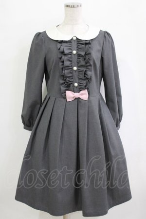 画像: Emily Temple cute / アメリーワンピース  グレー H-25-12-25-1004-ET-OP-KB-ZH