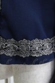 画像5: Ozz Croce / レースタックブラウス  ネイビー H-25-12-25-1045-OO-BL-KB-ZH (5)