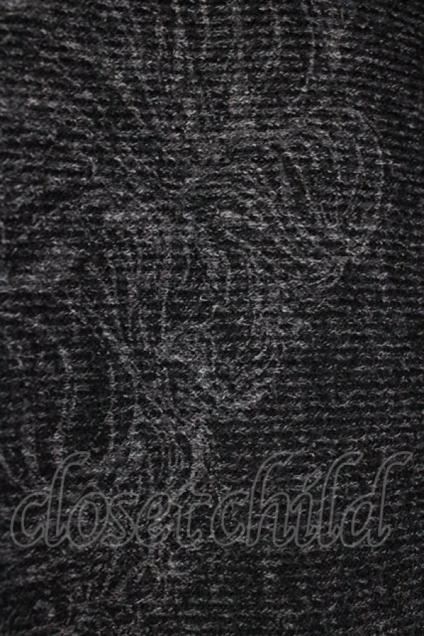 画像4: Ozz Croce / プリントドルマンニット  グレー H-25-12-25-1047-OO-TO-KB-ZH (4)