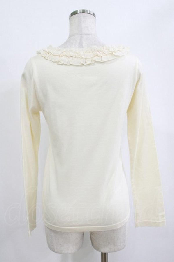 画像3: Emily Temple cute / リボンフリルカットソー  オフ H-25-12-25-1049-ET-TO-KB-ZH (3)