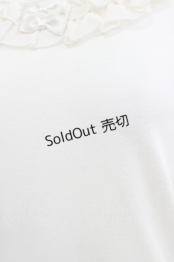 画像5: Emily Temple cute / リボンフリルカットソー  オフ H-25-12-25-1049-ET-TO-KB-ZH (5)