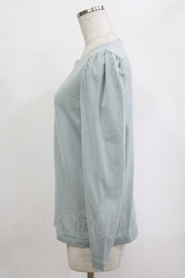 画像2: Jane Marple / Puffy Sleeve Pullover  サックス H-25-12-25-1051-JM-TO-KB-ZH (2)