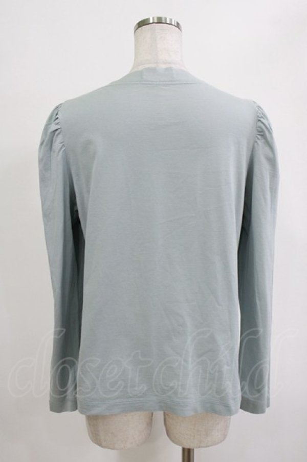 画像3: Jane Marple / Puffy Sleeve Pullover  サックス H-25-12-25-1051-JM-TO-KB-ZH (3)