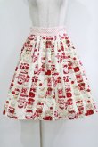 画像1: Shirley Temple / ジャム瓶プリントスカート  ホワイト H-25-12-25-1005-ET-SK-KB-ZH (1)
