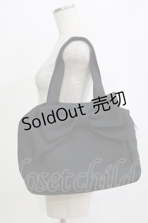 画像: Jane Marple / リボンバッグ  ブラック H-25-12-25-1055-JM-BG-KB-ZH