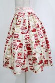 画像2: Shirley Temple / ジャム瓶プリントスカート  ホワイト H-25-12-25-1005-ET-SK-KB-ZH (2)
