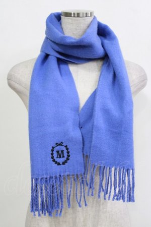 画像: MILK / Mマフラー  ブルー H-25-12-25-1057-ML-ZA-KB-ZH