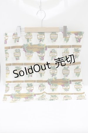 画像: Jane Marple Dans Le Salon / Herbs&Spicesスカーフ  オフ H-25-12-25-1058-JM-ZA-KB-ZH