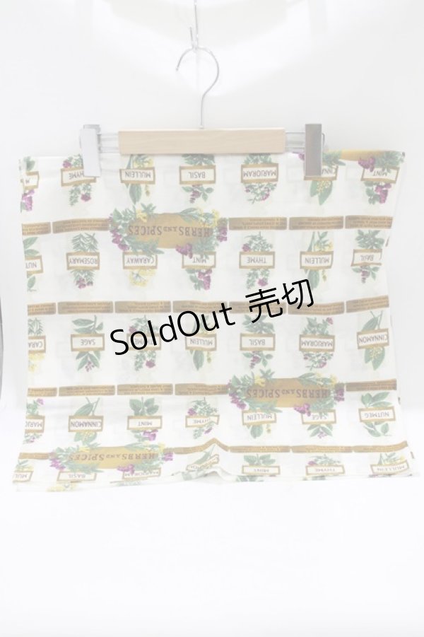 画像1: Jane Marple Dans Le Salon / Herbs&Spicesスカーフ  オフ H-25-12-25-1058-JM-ZA-KB-ZH (1)