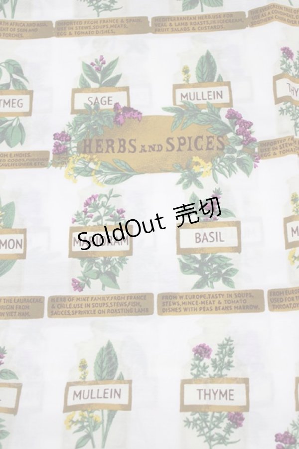 画像2: Jane Marple Dans Le Salon / Herbs&Spicesスカーフ  オフ H-25-12-25-1058-JM-ZA-KB-ZH (2)