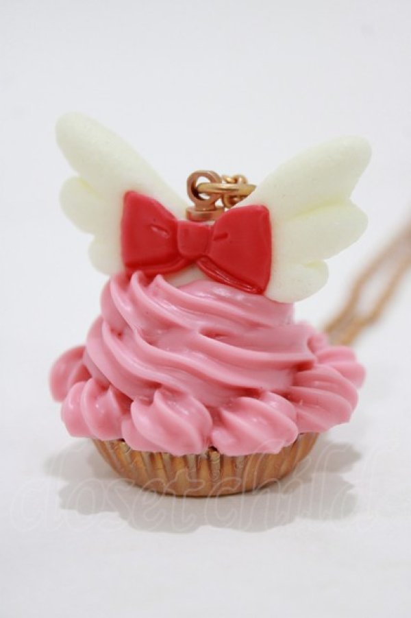 画像1: Q-pot. / さくらのドレスカップケーキネックレス   H-25-12-25-1064-QP-AC-KB-ZH (1)